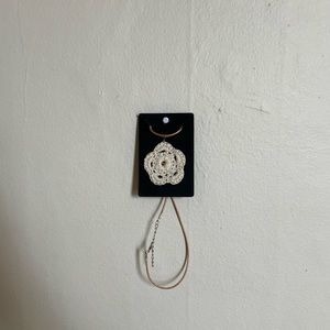 handmade crochet necklace